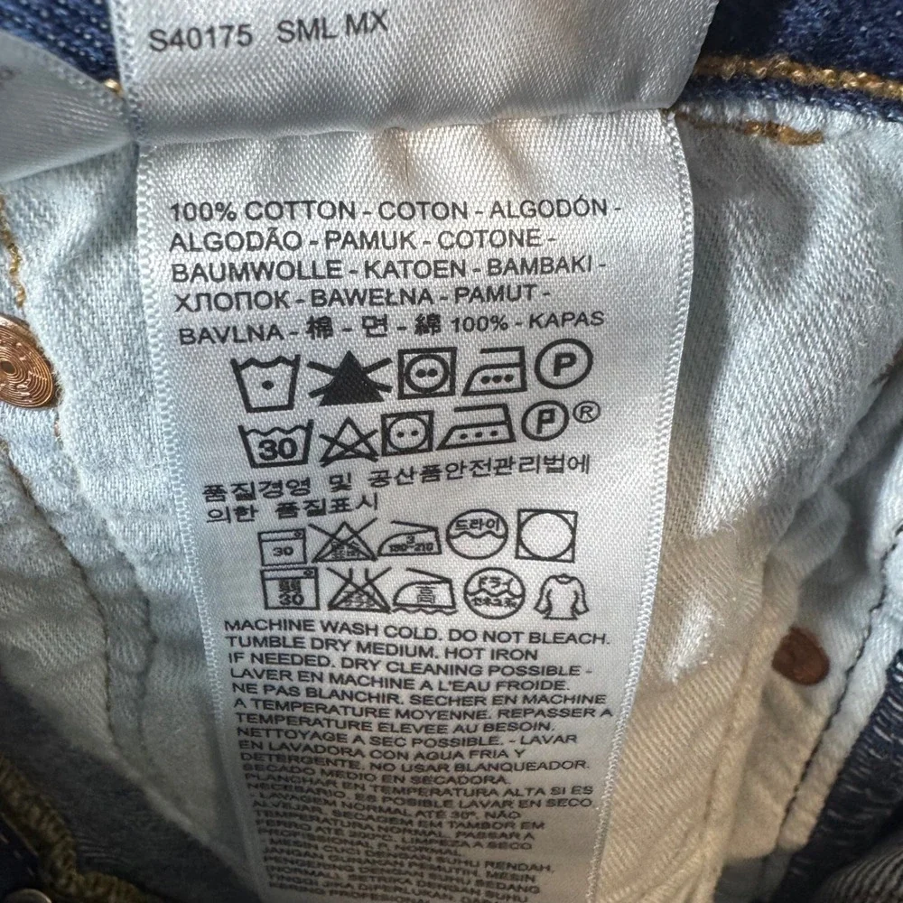 Levis 501 Original Fit Jeans Mens 32x30 Blue Denim Straight Leg 00501-0115
